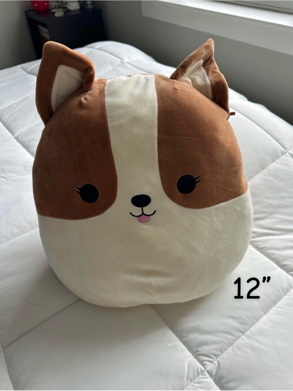 Squishmallow Corgi Dog 12”